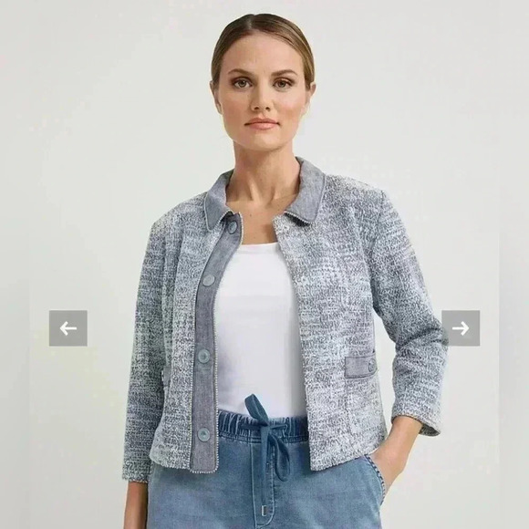 Joseph Ribkoff Tweed Jacket Style 222064 - Picture 1 of 11